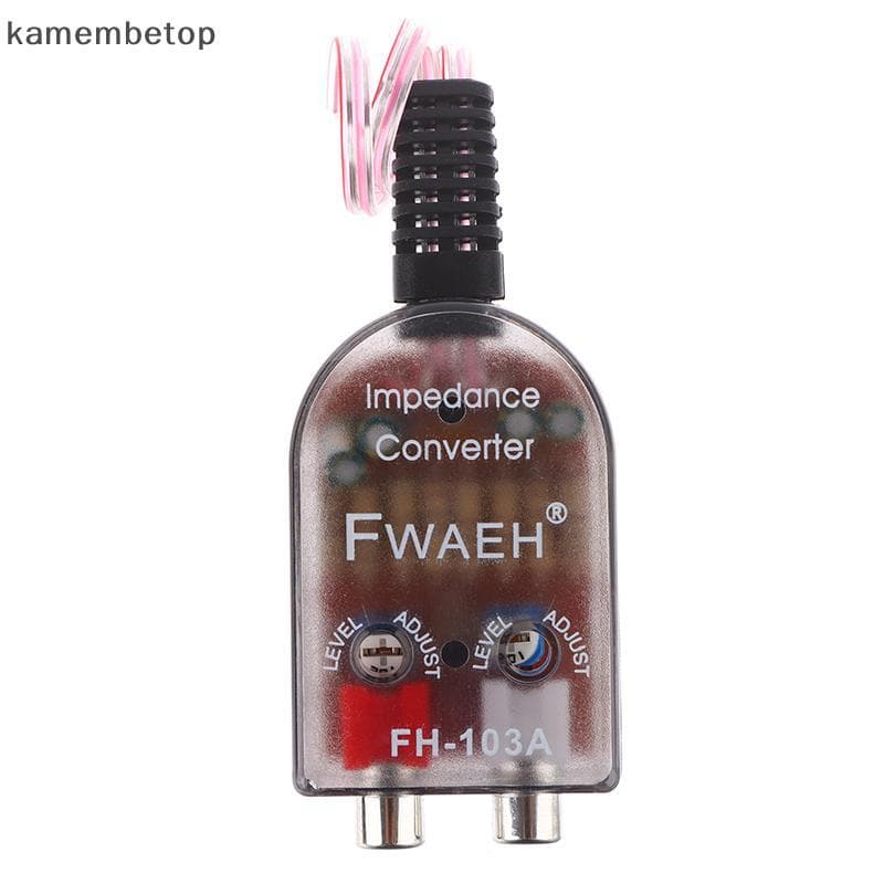 Sinal De Alto-Falante Nível Superior Para Adaptador RCA De Baixo Áudio Do Carro Conversor De Subwoofer A