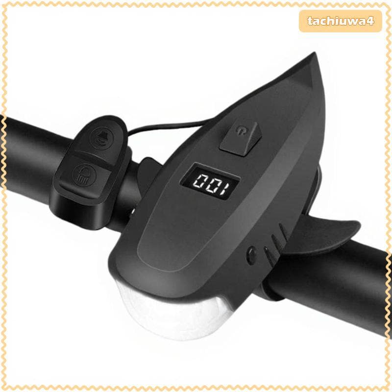 [Tachiuwa3] Farol De Bicicleta Ultra Brilhante ABS Material Luz À Prova D'água Com Buzina Recarregável Por USB Para Pass