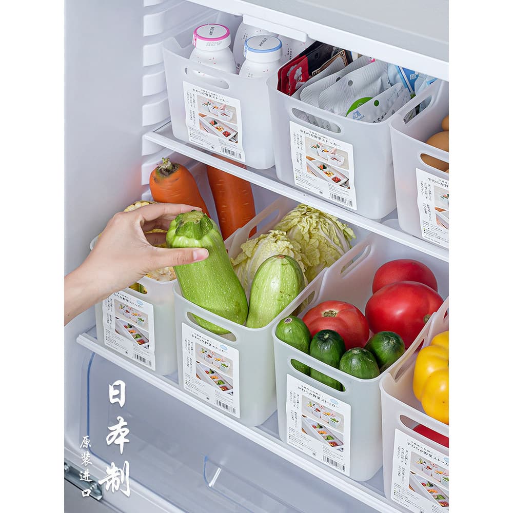 Cesta de armazenamento de vegetais importada do japão com alça cozinha frutas diversos armazenamento arrumado quadro ces