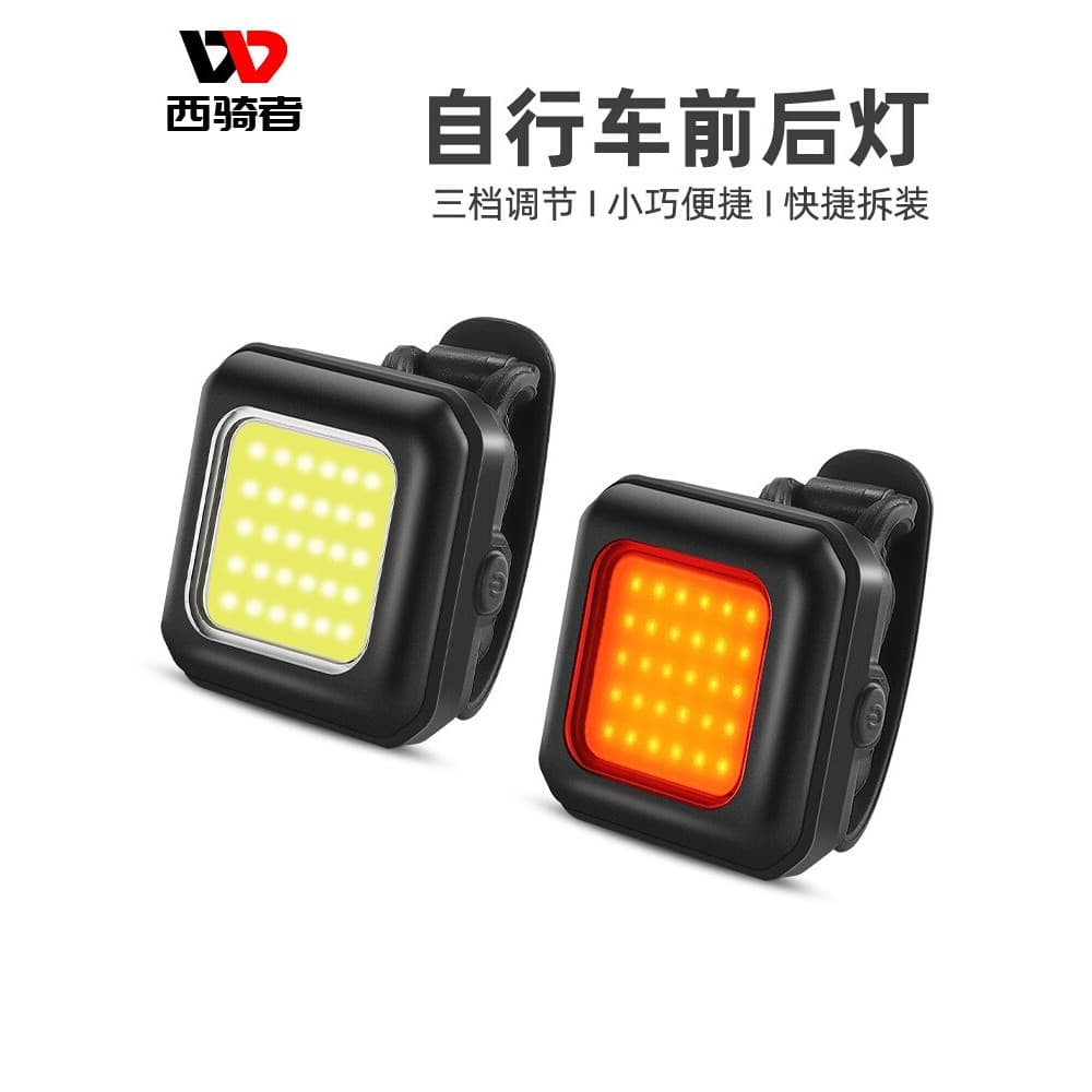 Luz traseira da bicicleta de carregamento USB ciclismo lanterna aviso segurança estrada Mountain Bike luz da cauda noite
