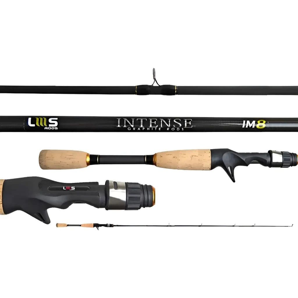 Vara Pesca Carretilha Lumis Intense IM8 1,73m 10-25 Lb 2 Partes Original Para Tucunaré Traíra Pescaria