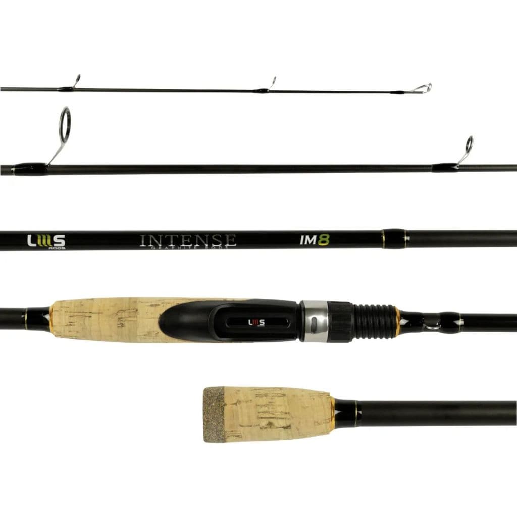 Vara De Molinete Lumis Intense 10-25lb Spin IM8 Pesca Esportiva 1,73m Casting 10g a 37g