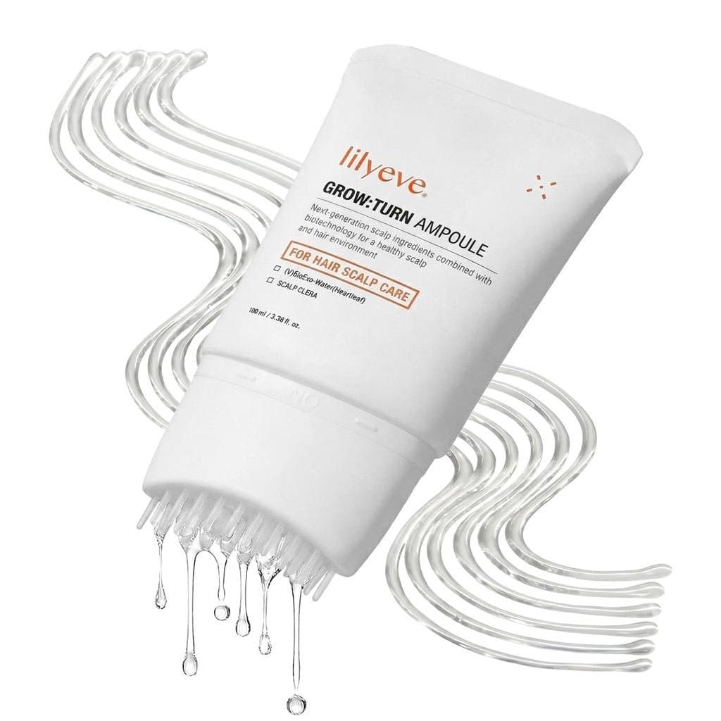 lilyeveGROWTURNExosomeHairGrowthSerumcomEscovaIntegrada,3.38floz | Sérum com Escova Integrada com Biotina, Cafeína e Pep