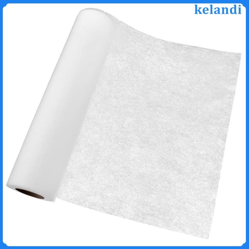 🧶 1 Rolo Estabilizador Dupla Face Pa Branco Para Decoração E Costura