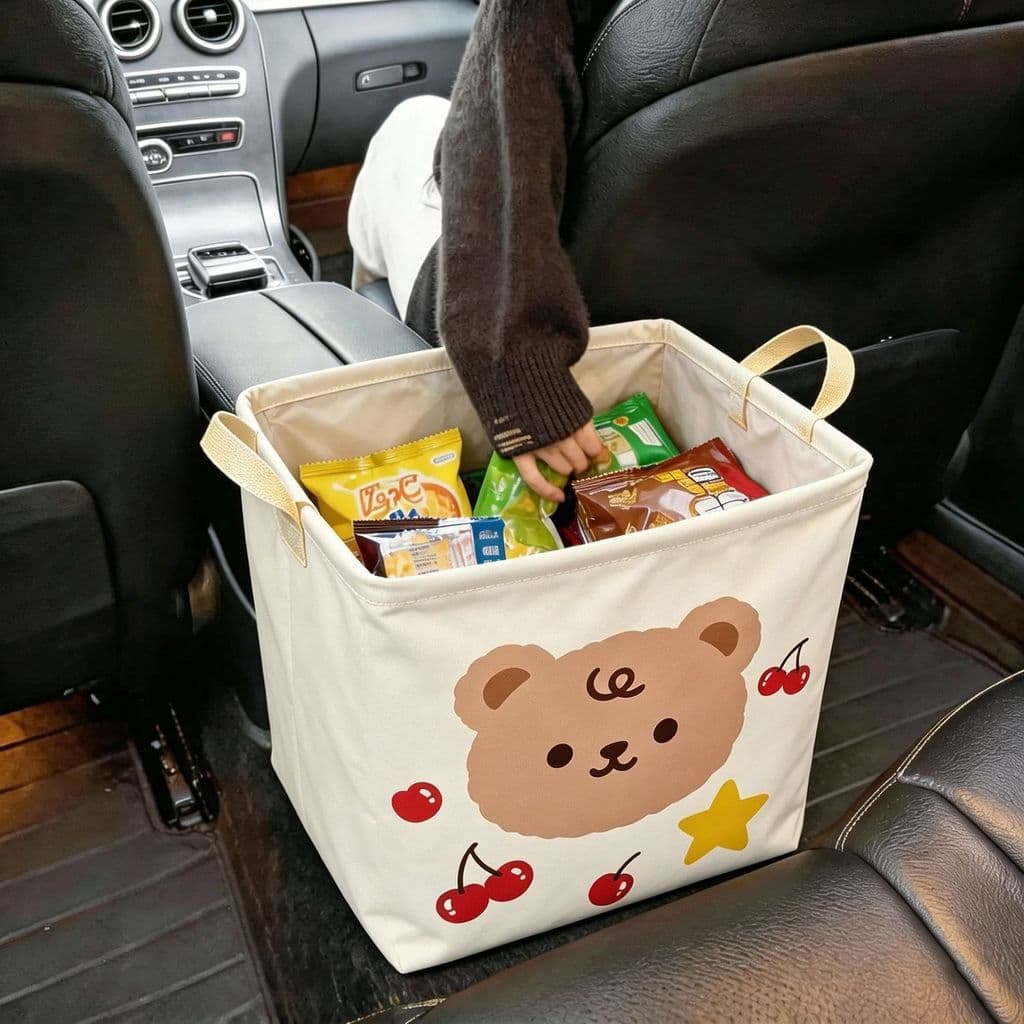Casa dobrável carro tronco caixa de armazenamento caixa de armazenamento de artigos diversos do carro cesta de armazenam