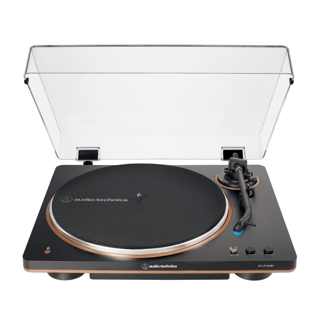 Toca Discos Audio-Technica AT-LP70XBT Bluetooth Preto/Bronze