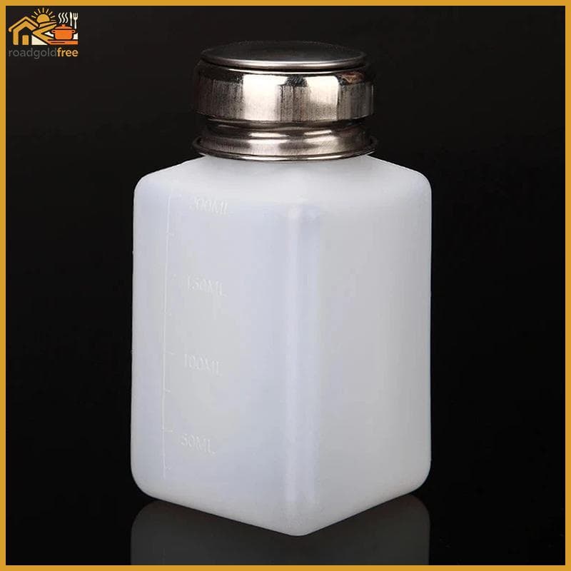Garrafa Líquida Tipo Imprensa Anticorrosiva Da 200ml Com Distribuidor Industrial Tampa De Aço Inoxidável