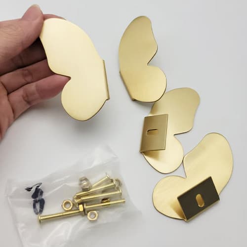 Maçaneta Criativa em Forma de Borboleta, Puxadores para Armários e Gavetas