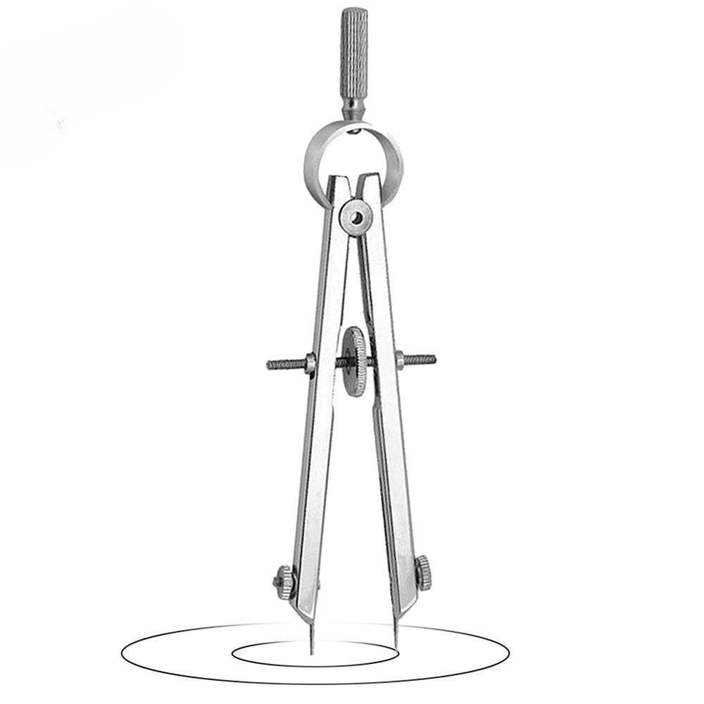 Compasso de Mola RUNSHANG Divisor de Arco Ferramenta de Desenho Alta Precisão Geometria Compasso de Metal Transferidor