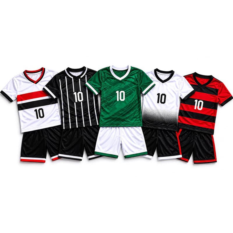 Conjunto Infantil de Times Variados Brasileiros Diversos Menino e Menina