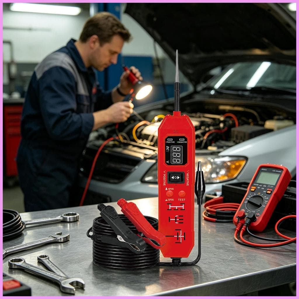 Testador De Relé Automotivo 12V 24V , Equipamento De Diagnóstico Preciso , Circuito , Ferramenta Automotiva Para Mecânic