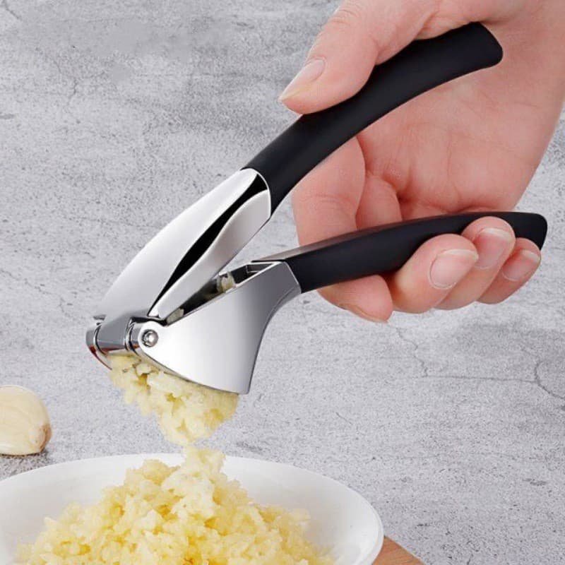 Esmagador de Alho de Aço Inoxidável para Cozinha, Conjunto de Prensa Manual Grande para Alho, Utensílios de Cozinha 29I0