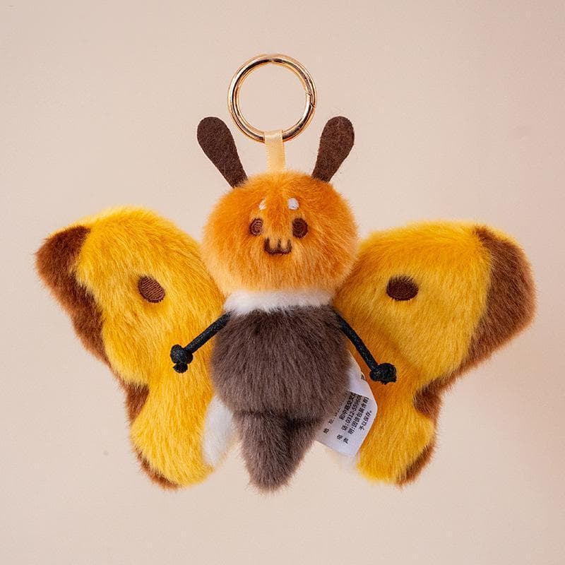 Série De Insetos Chaveiro De Pelúcia Mosquitos Traças Borboletas Cigarras Libélulas Brinquedos Crianças Presentes De Ani