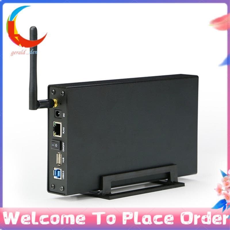Gabinete Portátil De 3.5 Polegadas HDD SSD 300Mbps USB De Disco Rígido Externo Plugue Do Reino Unido