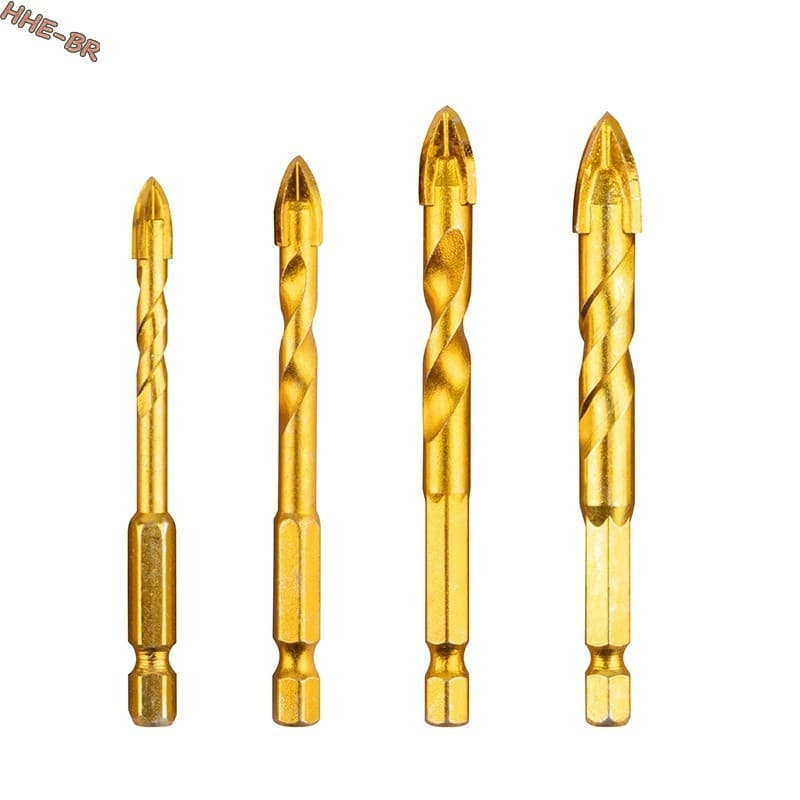 Conjunto De Broca Multiuso De Liga De Aço De 4-12 Mm-Piercing De Telha De Cimento Enrolado 1000X Forte