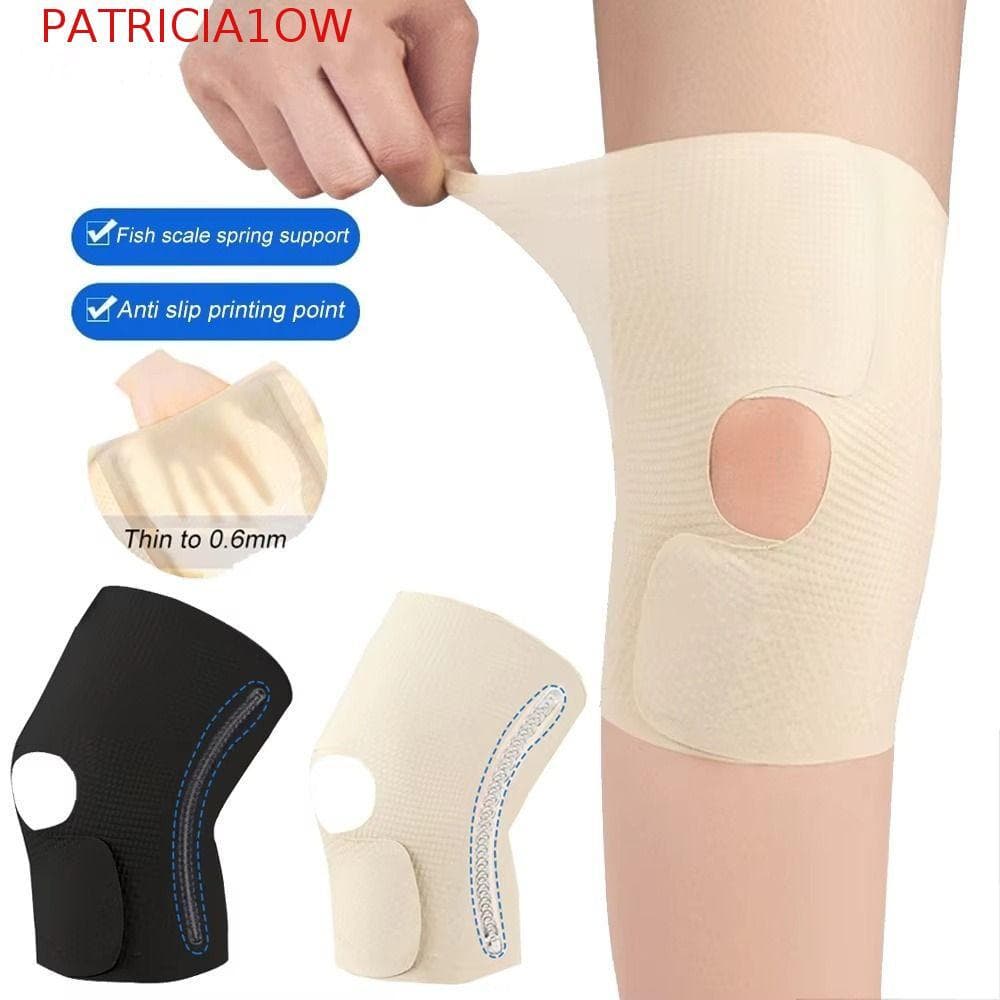 PATRICIA1OW Joelheira De Compressão , Joelheiras Respiráveis Ajustáveis Esportivas Antiderrapantes