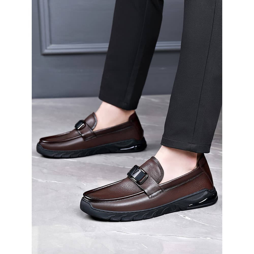 Tênis de verão marca genuíno masculino americano Retro couro genuíno sola macia respirável bens europeus de pés largos b