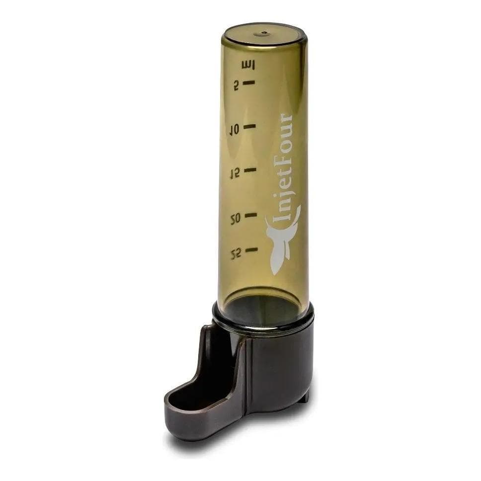 Bebedouro Âmbar 30ml Injetfour Para Bicudo, Coleiro E Curió 12un