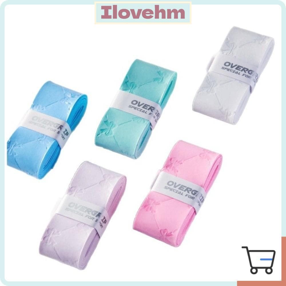 LUCKY-ILOVEHM Envoltório Para Raquete De Badminton , Fita Envoltória Antiderrapante Alça Com Absorção De Choque