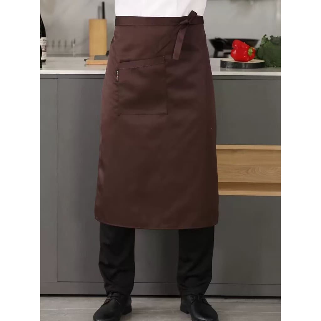 Avental de chef dedicado cozinha chef busto masculino Hotel restaurante volta cozinha curto roupas de trabalho avental g