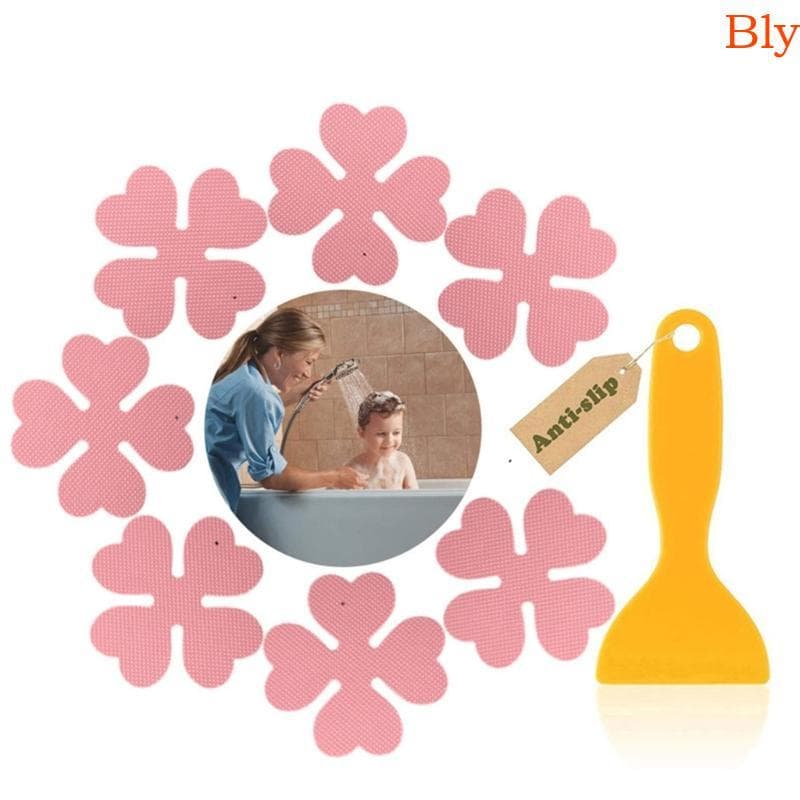Bly 12 Peças De Piso De Chuveiro Antiderrapante Design De Borracha Durável Para Banheiras De Piscina De Banheiro