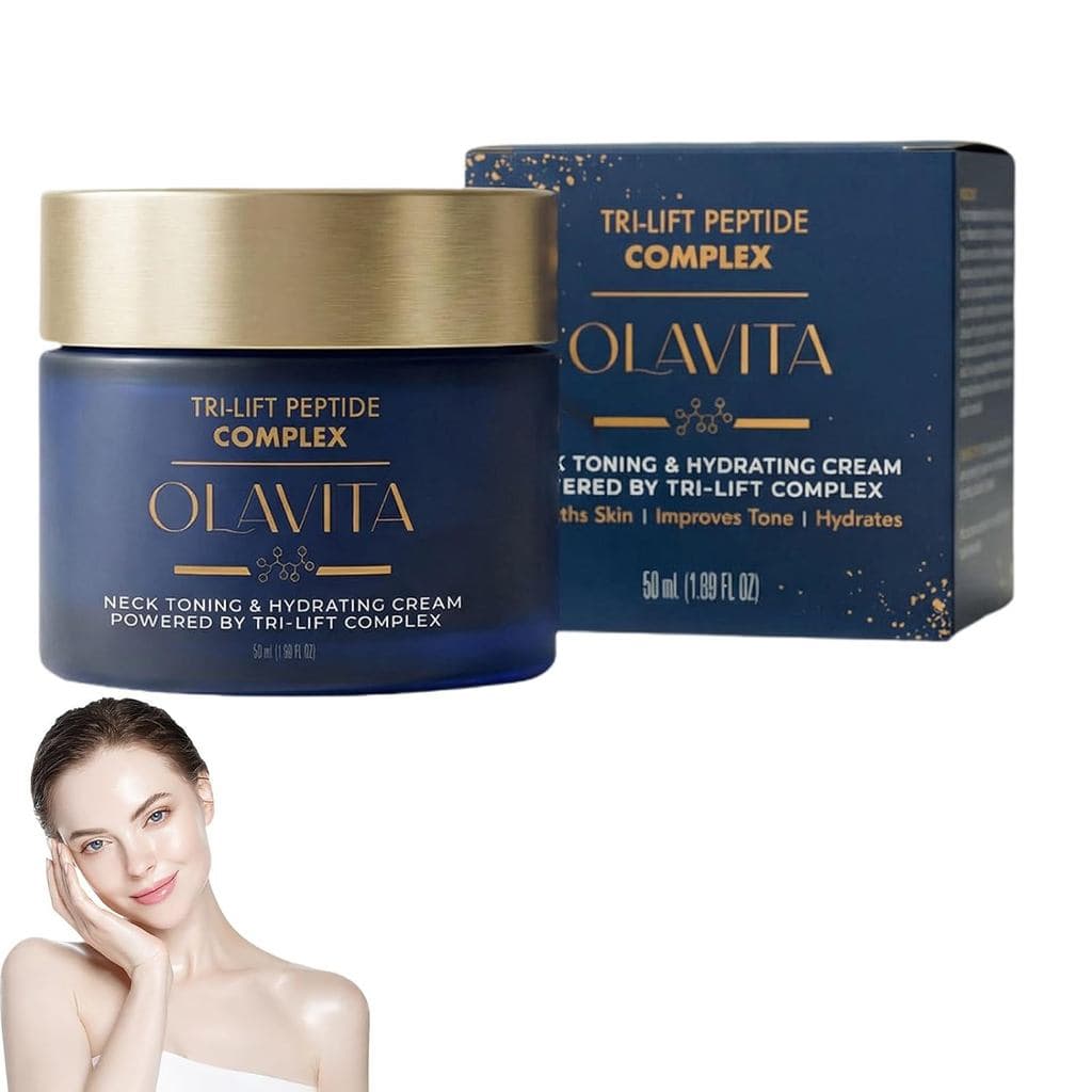 Olavita Tri-Lift Peptide Completo, 2026 Novo Antienvelhecimento Avançado e Firmador Corporal para Redução de Rugas, Hidr