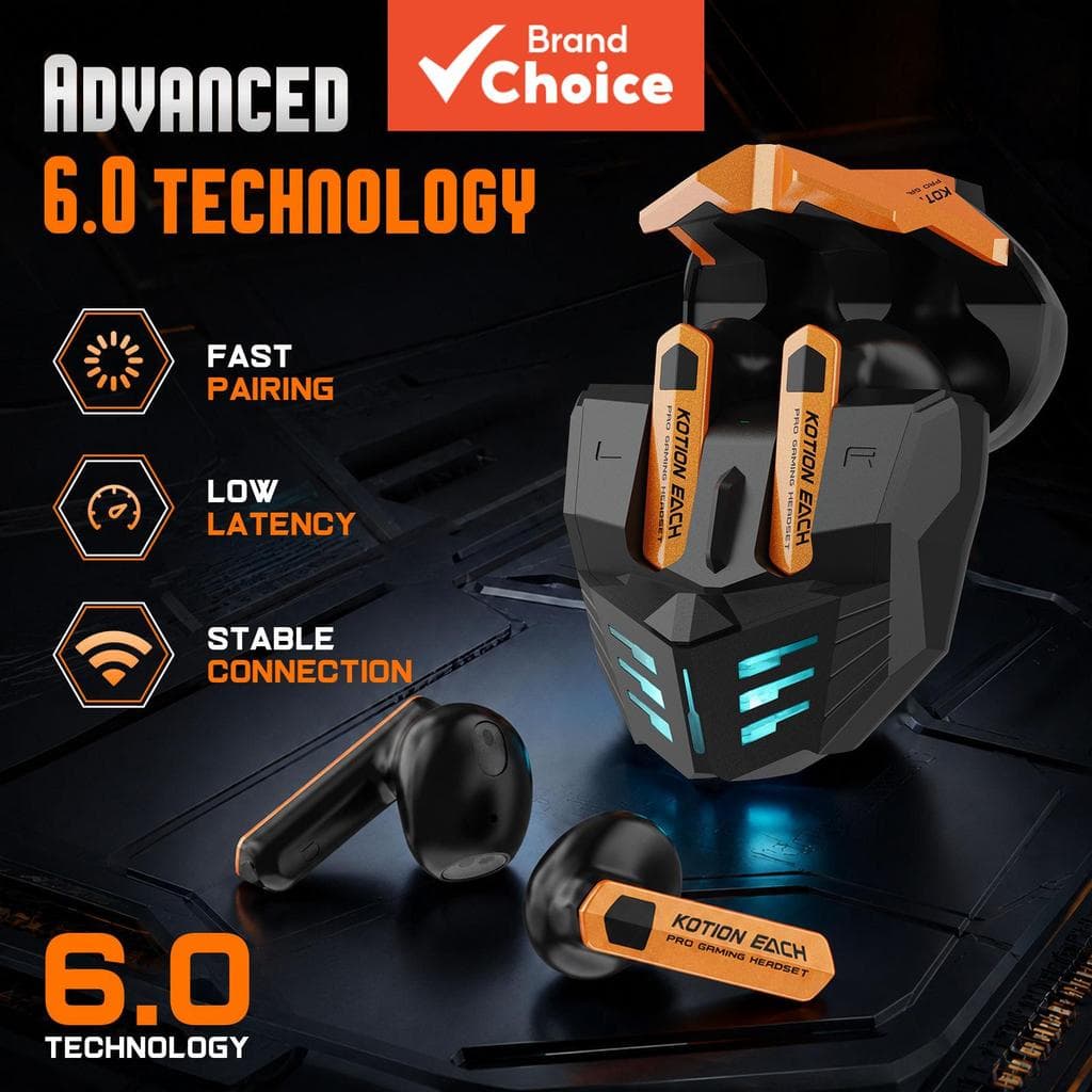 SPRISE RS7 Fones de Ouvido Bluetooth 6.0 Intra-Auriculares, Fones Sem Fio Invisíveis Luzes LED Esportivos HD Estéreo
