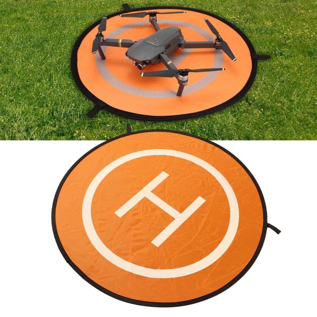 Almofada de pouso de drone com 75 cm de diâmetro, redonda, impermeável, dobrável, leve, dupla face, avental de