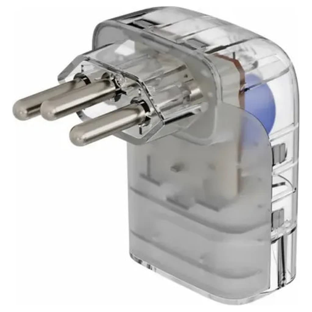 DPS Classe 3 iClamper Pocket Fit 3P 10A 127/220V Protetor Surtos 18000A 1500J Tomada Segurança Energia