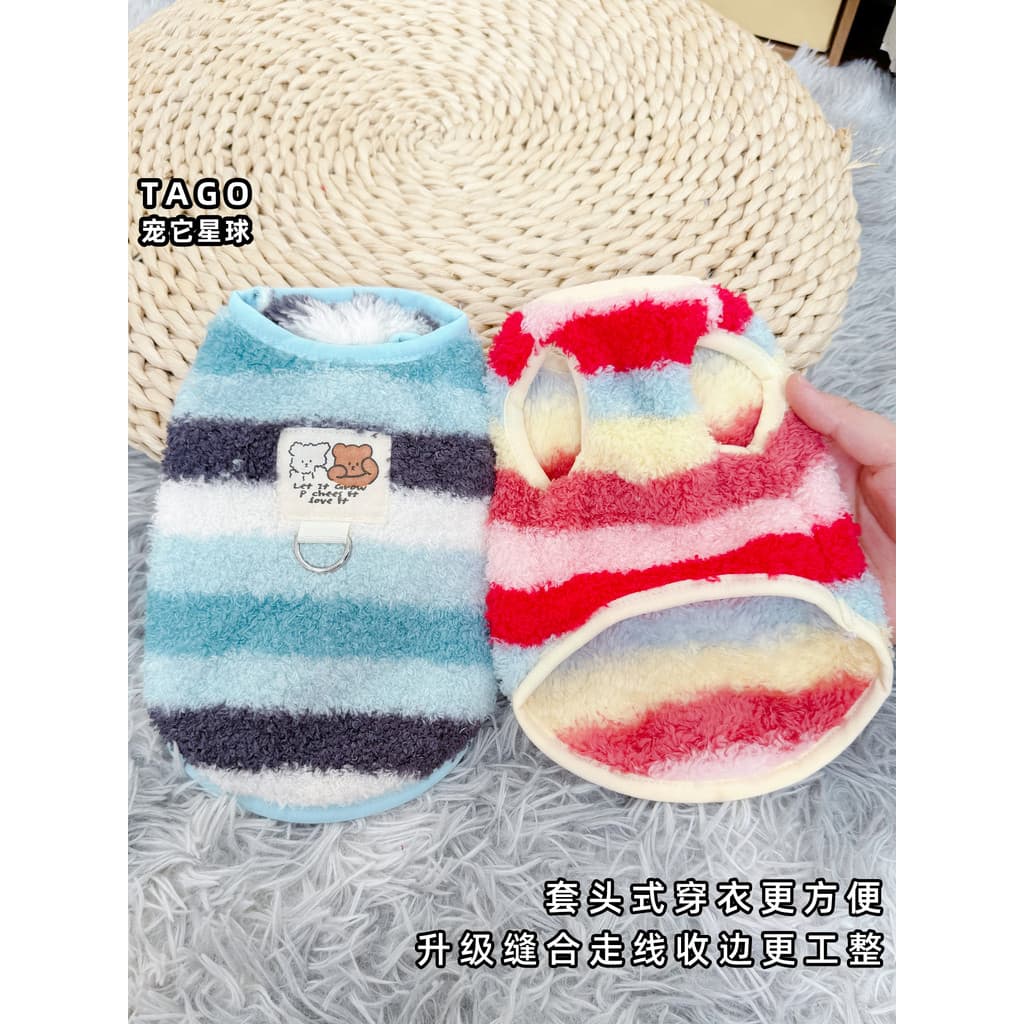 Roupas para cães outono inverno casaco de algodão para animais de estimação gato filhote de cachorro colete gatinho outo