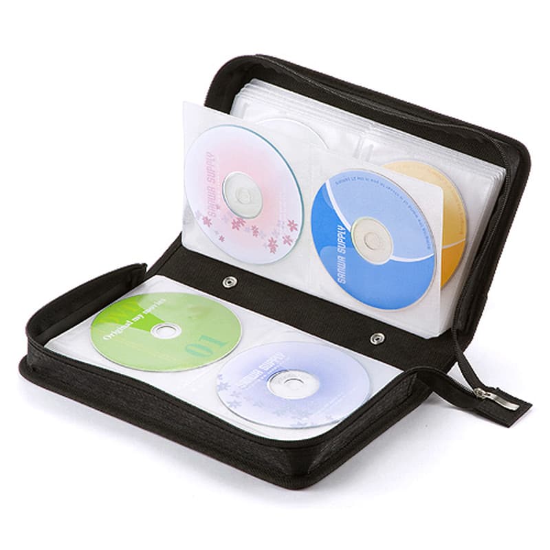 Japão japão SANWA resistente ao desgaste cd saco de armazenamento caixa 96 cd saco DVD disco coleção clipe à prova de um