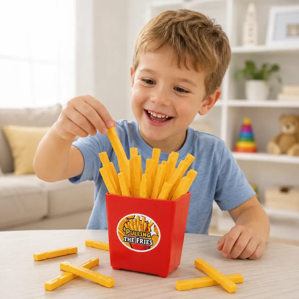 Jogo Puxa Batatinhas Fritas Infantil Surpresa 15 Batatas puxa batatinhas dia das crianças jogo para crianças brinquedo