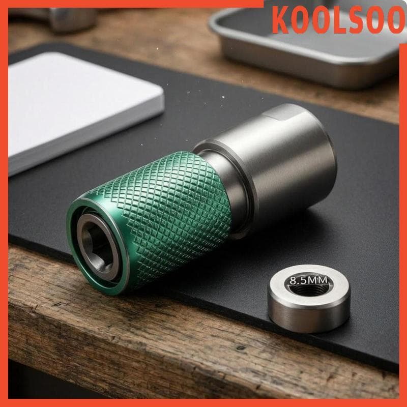 [Koolsoo] Adaptador De Mandril De Broca Aperto Serrilhado Interface Hexagonal Acessório De 1-2