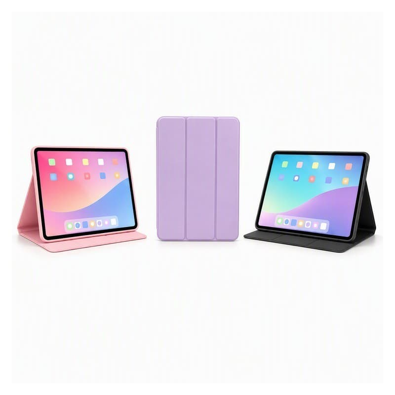 Capa Tablet 8-11pol Slot Caneta Fecho Magnético Suporte 2 Ângulos Compatível com iPad Mini 6 Air Pro 9 10