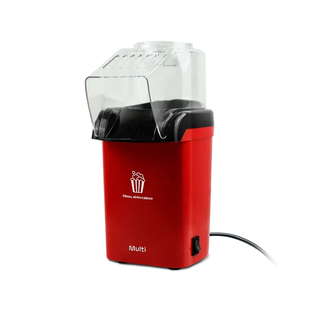 Pipoqueira Elétrica 127V 1200W Vermelha Multi GO100