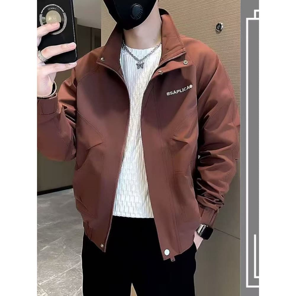 Street Wear bonito macacão jaqueta masculina primavera outono na moda bordado jaqueta 2025 novo estilo masculino Casual
