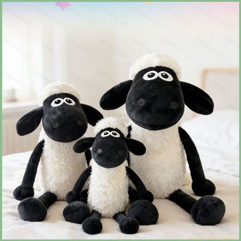 QL2 Shaun the Sheep Plushie Bonito Macio Ovelha Boneca De Pelúcia Animal Companheiro Travesseiro