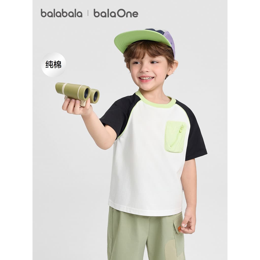Barbara roupas infantis bebê manga curta camiseta meninos 2026 novo estilo verão crianças puro algodão topo bonito diver