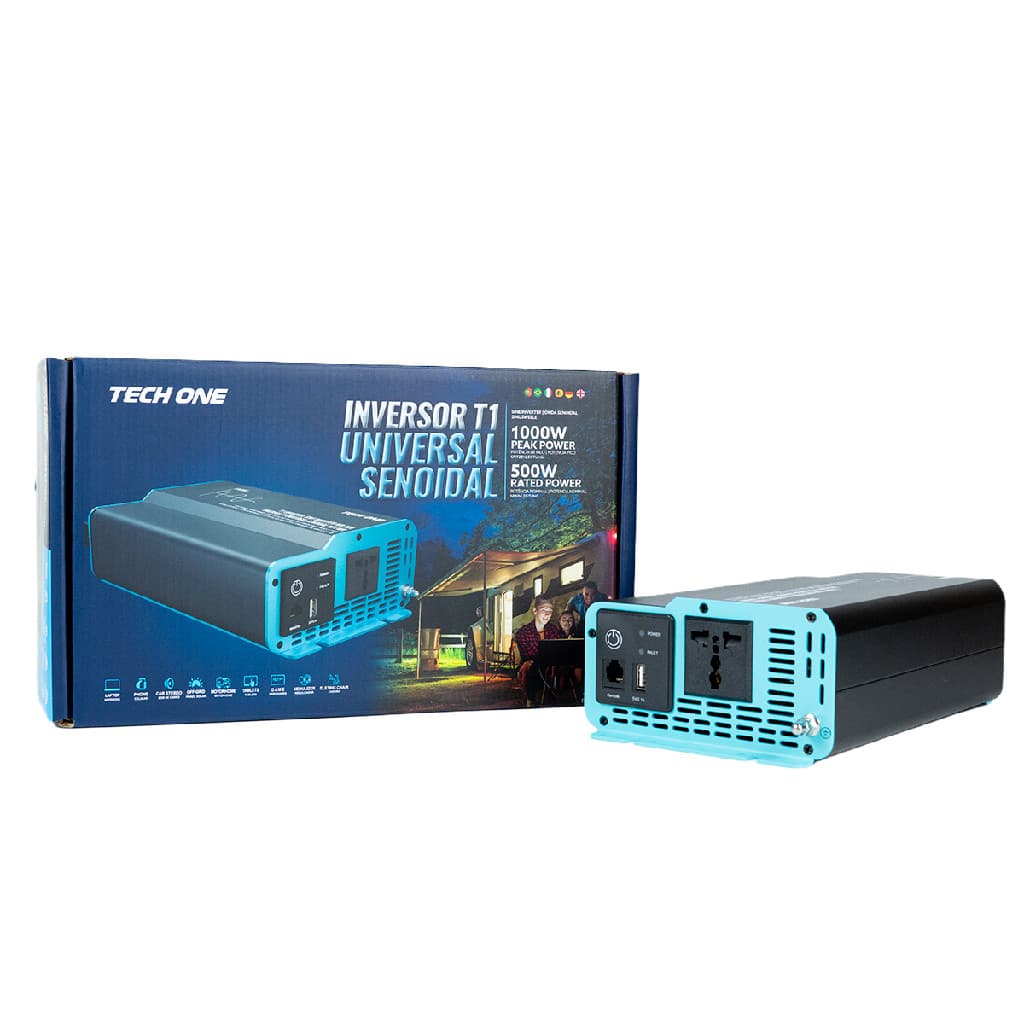 Inversor De Voltagem T1 12v P/ 220v 500w Real Senoidal