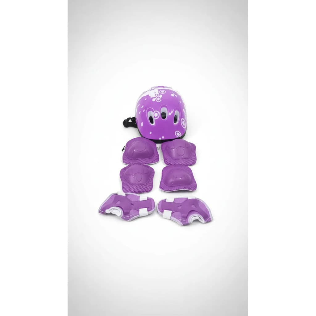 Kit Proteção Infantil Patins Skate Joelheira Cotoveleira Rosa