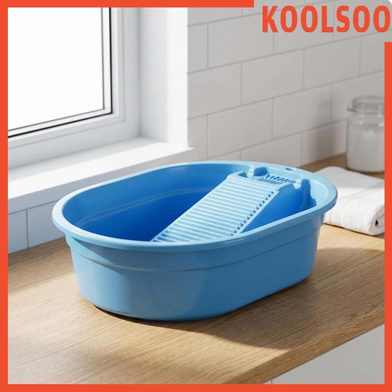 [Koolsoo] Lavatório Com PP Nervuras Grama Verde