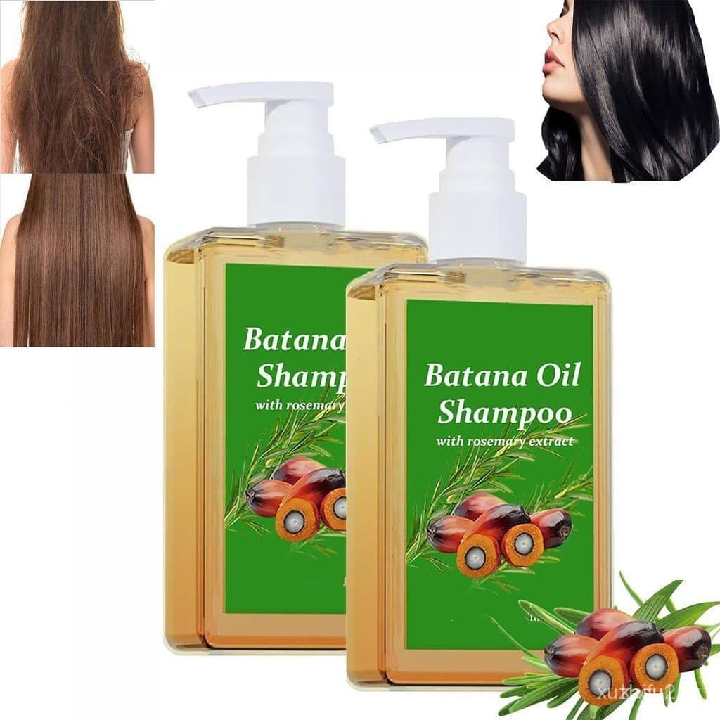 Shampoo de Óleo de Batana, Shampoo Anti-Queda de Cabelo, Shampoo de Batana Adequado para Todos os Tipos de Cabelo, Repa