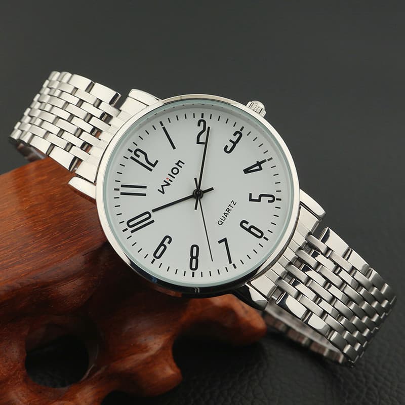 Veyron relógio moda simples Digital moda masculina relógio versão coreana casal relógio pulseira de aço Casual quartzo r