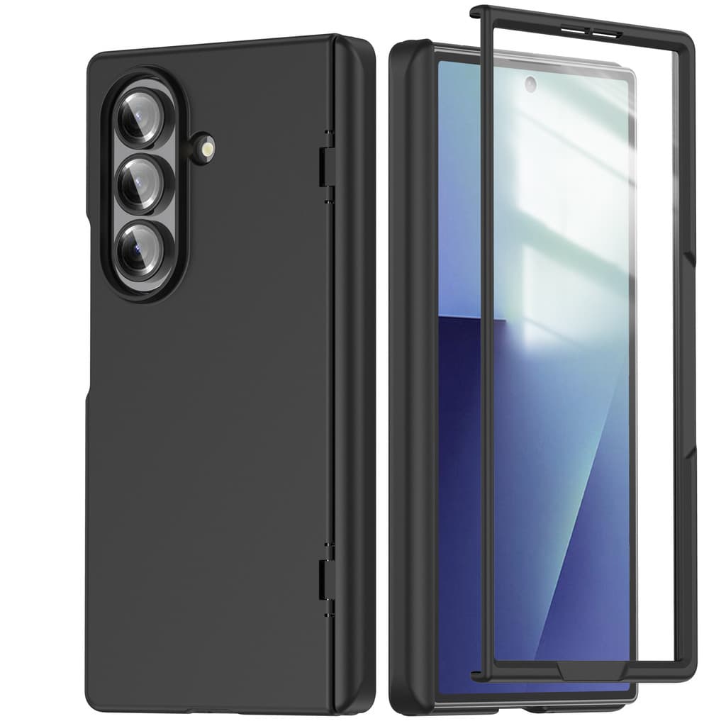 Capa De Proteção De Dobradiça Para Samsung Galaxy Z Fold 8 Ultra/7 6 Com Protetor De Tela Integrado E PC Rígido À Prova