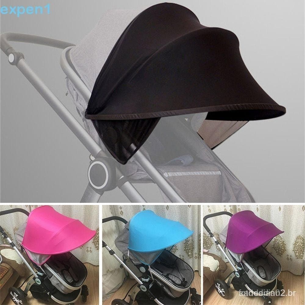 Expensão Carrinho De Bebê Sun Visor Universal Capa Do Dossel Passeio