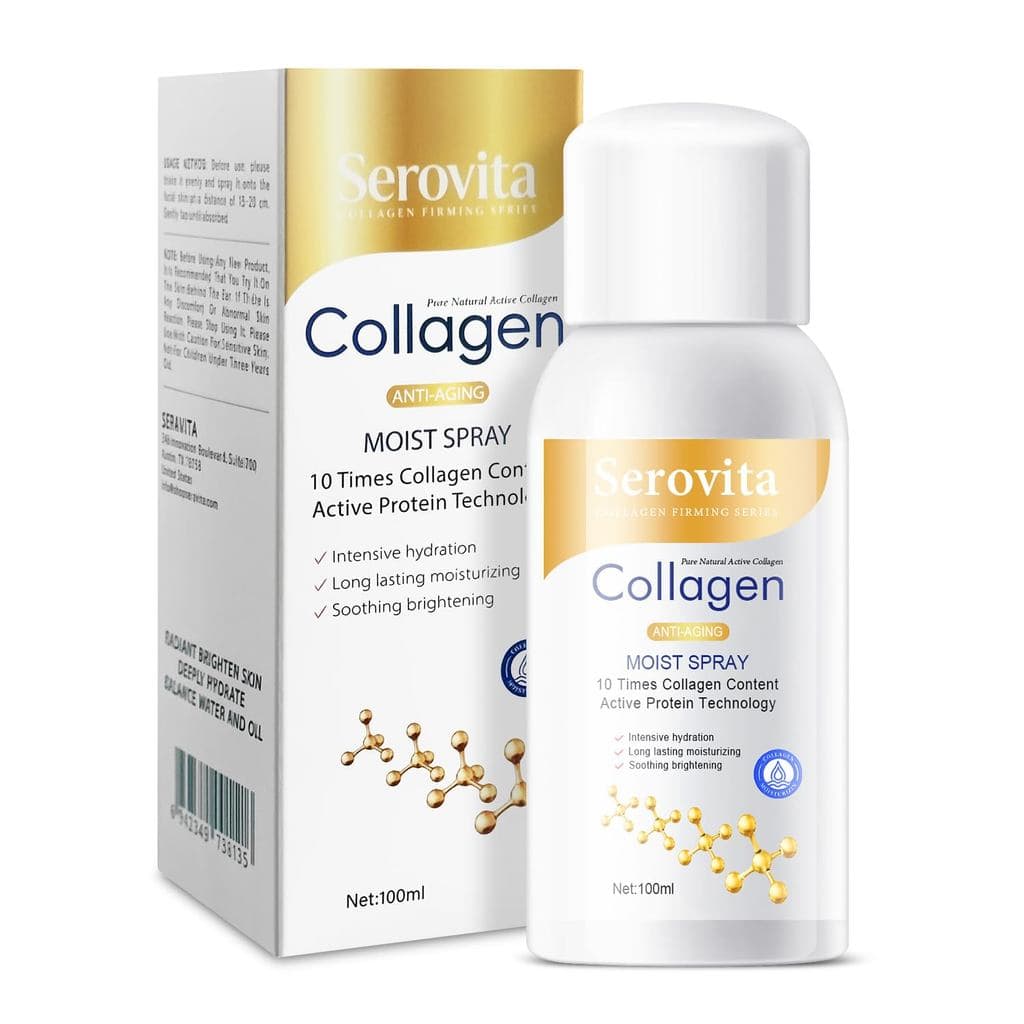 Firmador de Colágeno, Hidratante Anti-Envelhecimento para Rosto e Corpo, Rápida Absorção, Não Oleoso, 100ml (Serov