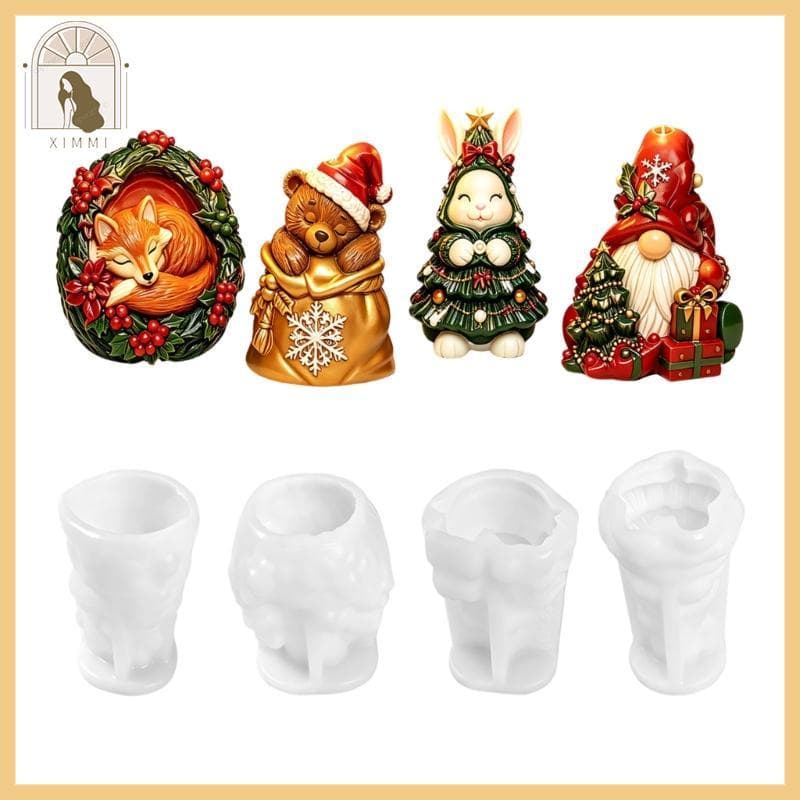 * XIMM * Forma Fundição Natal Para Artesanato Férias E Mesa