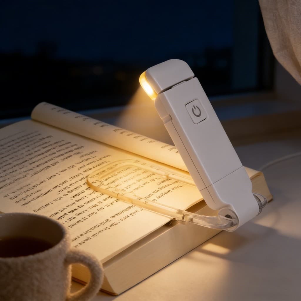 Luz de Leitura LED, Luz Noturna USB,Luz Noturna Rebatível Para Leitura E Proteção Aos Olhos De Crianças