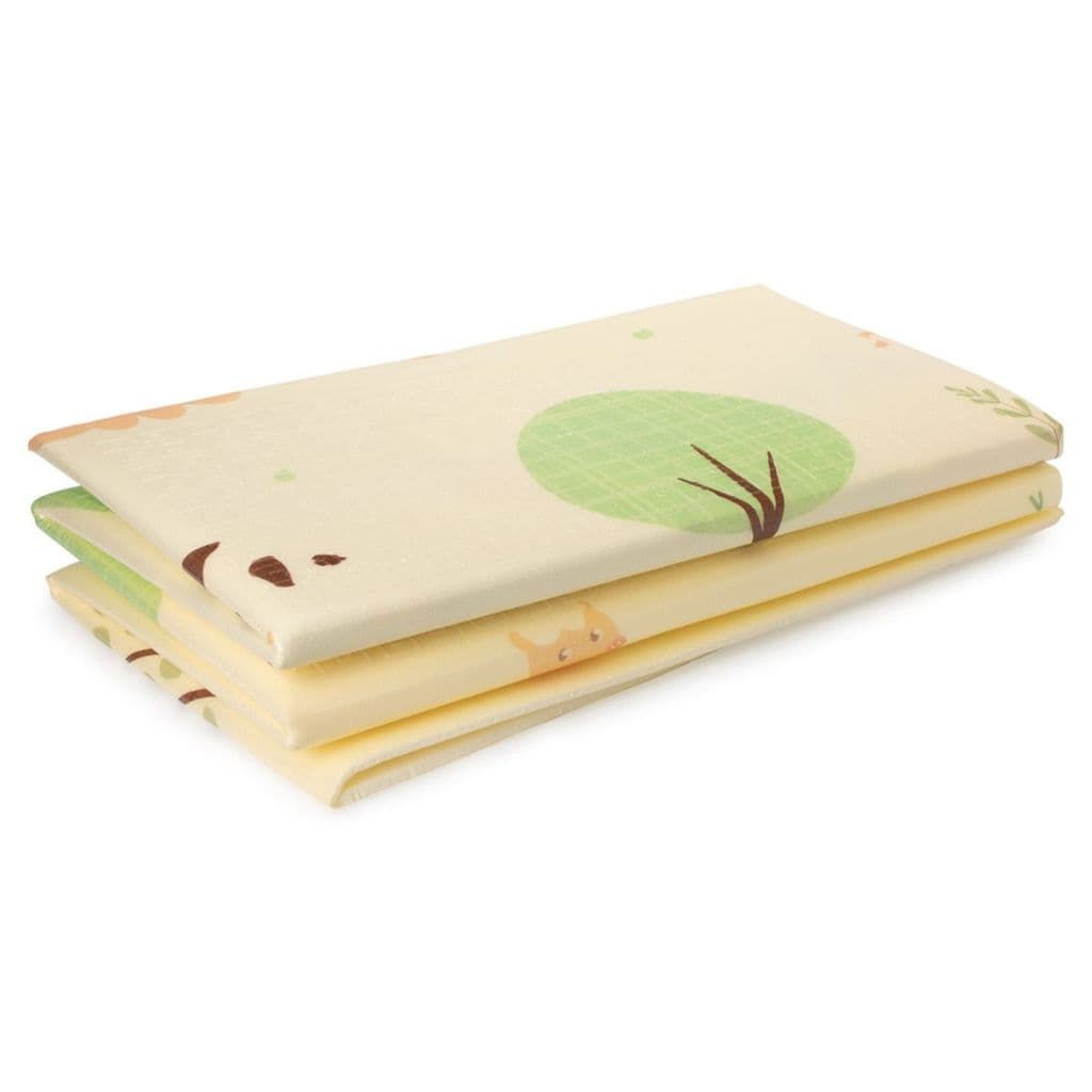 Tapete Tatame Infantil Emborrachado Dobrável Dupla Face Bebê 180x120cm Pimpolho