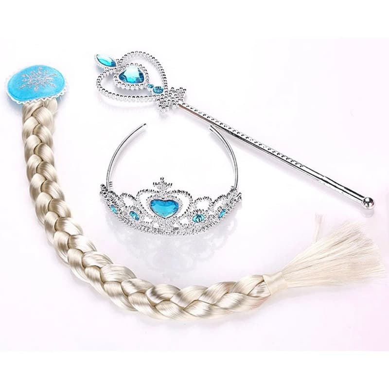 Kit Princesa Elsa Coroa e acessorios